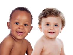 Babies different color